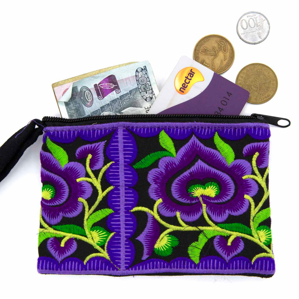 Embroidered Thai Purse-Siesta Crafts