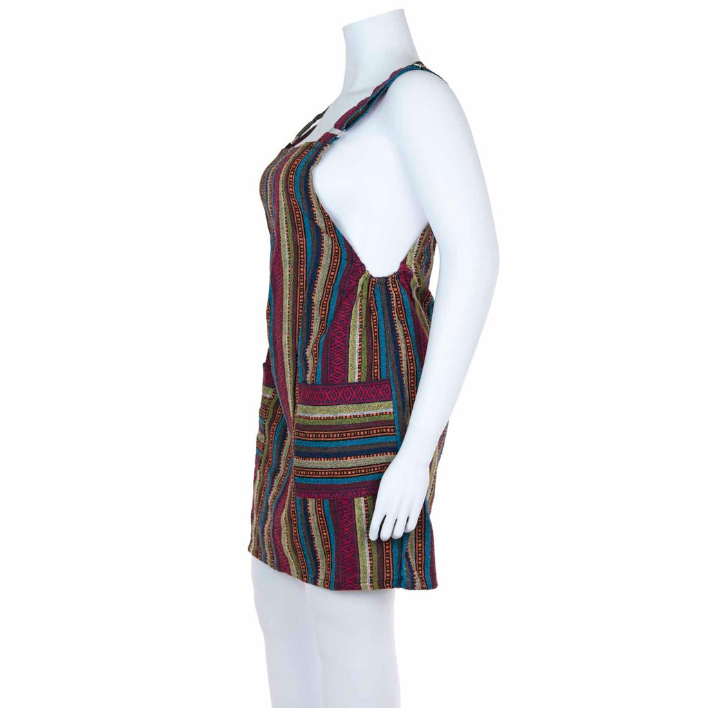 Thai Weave Dungaree Dress XL-Siesta Crafts