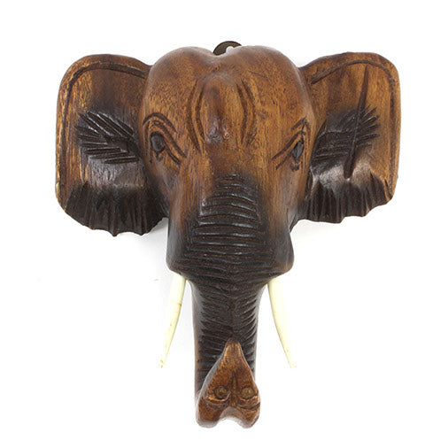 Elephant Head Wall Mount-Siesta Crafts