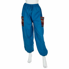 Thai Weave Pocket Ali Baba Trousers