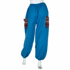 Thai Weave Pocket Ali Baba Trousers