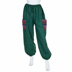Thai Weave Pocket Ali Baba Trousers