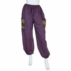 Thai Weave Pocket Ali Baba Trousers