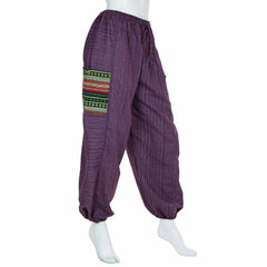 Thai Weave Pocket Ali Baba Trousers