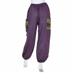 Thai Weave Pocket Ali Baba Trousers