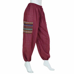 Thai Weave Pocket Ali Baba Trousers