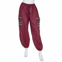 Thai Weave Pocket Ali Baba Trousers