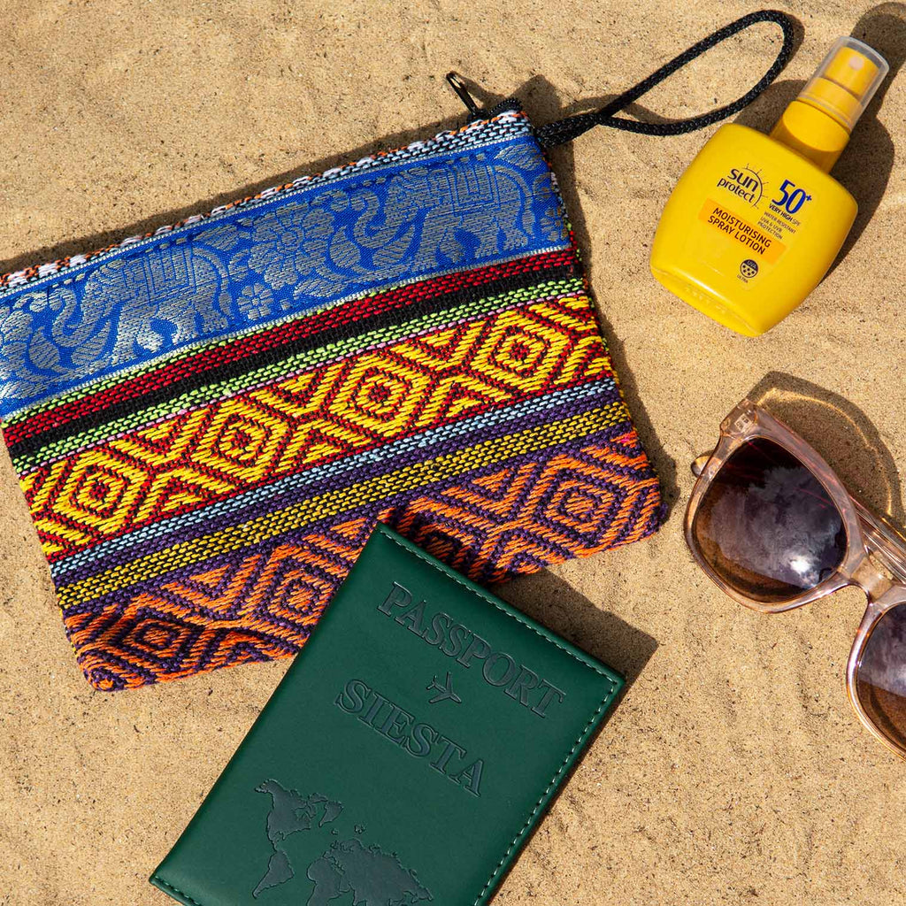 Thai Weave Document Bag-Siesta Crafts