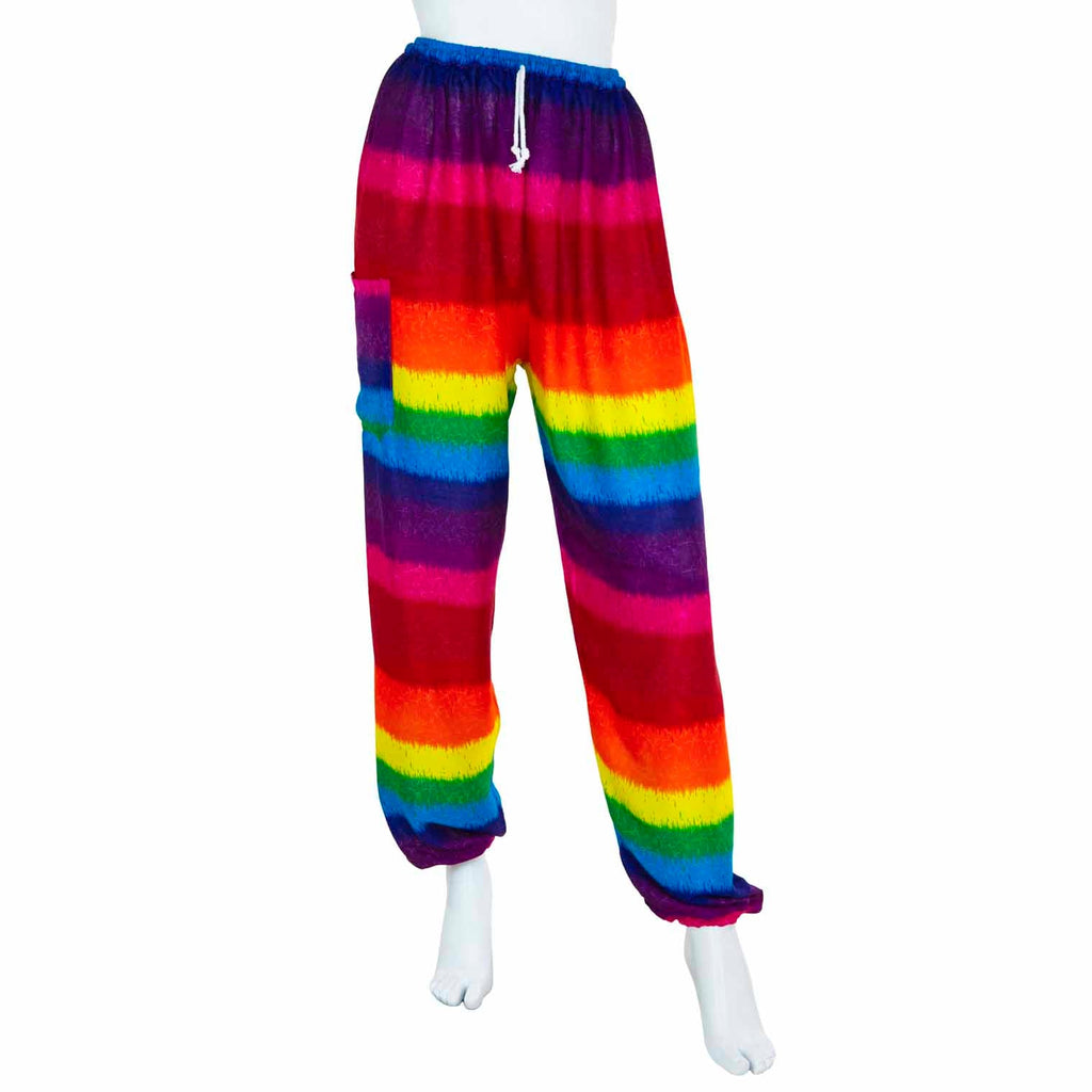 Rainbow Drawstring Trousers-Siesta Crafts