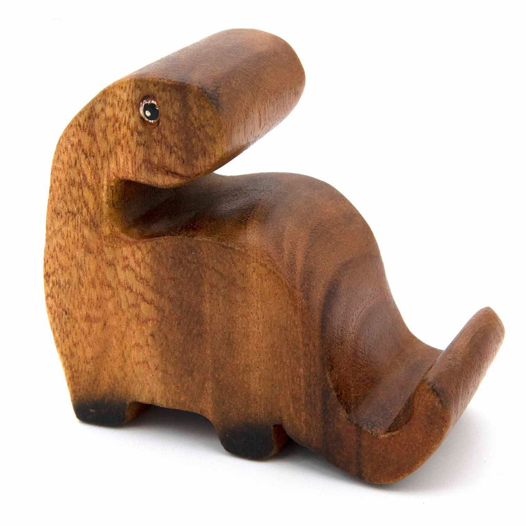 Carved Mobile Phone Stand - Dinosaur-Siesta Crafts
