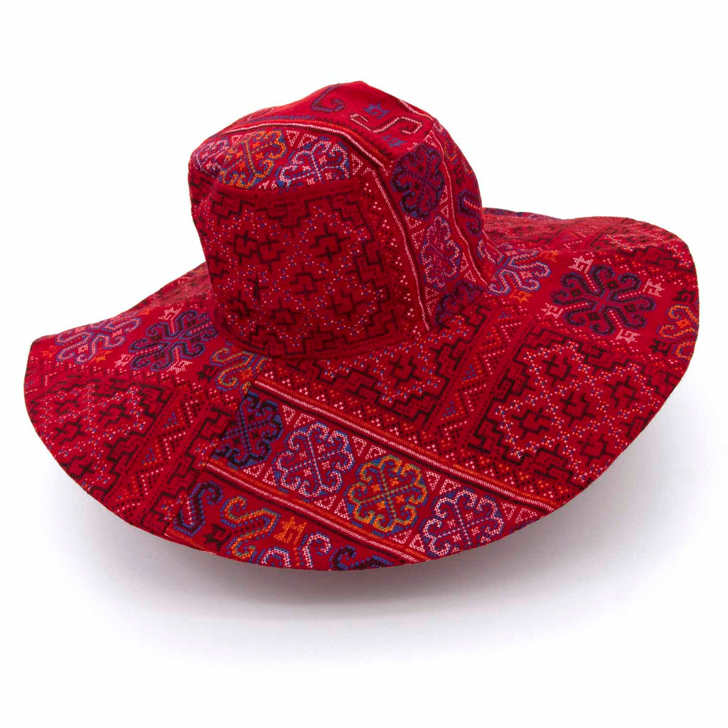 Thai Line Sun Hat-Siesta Crafts