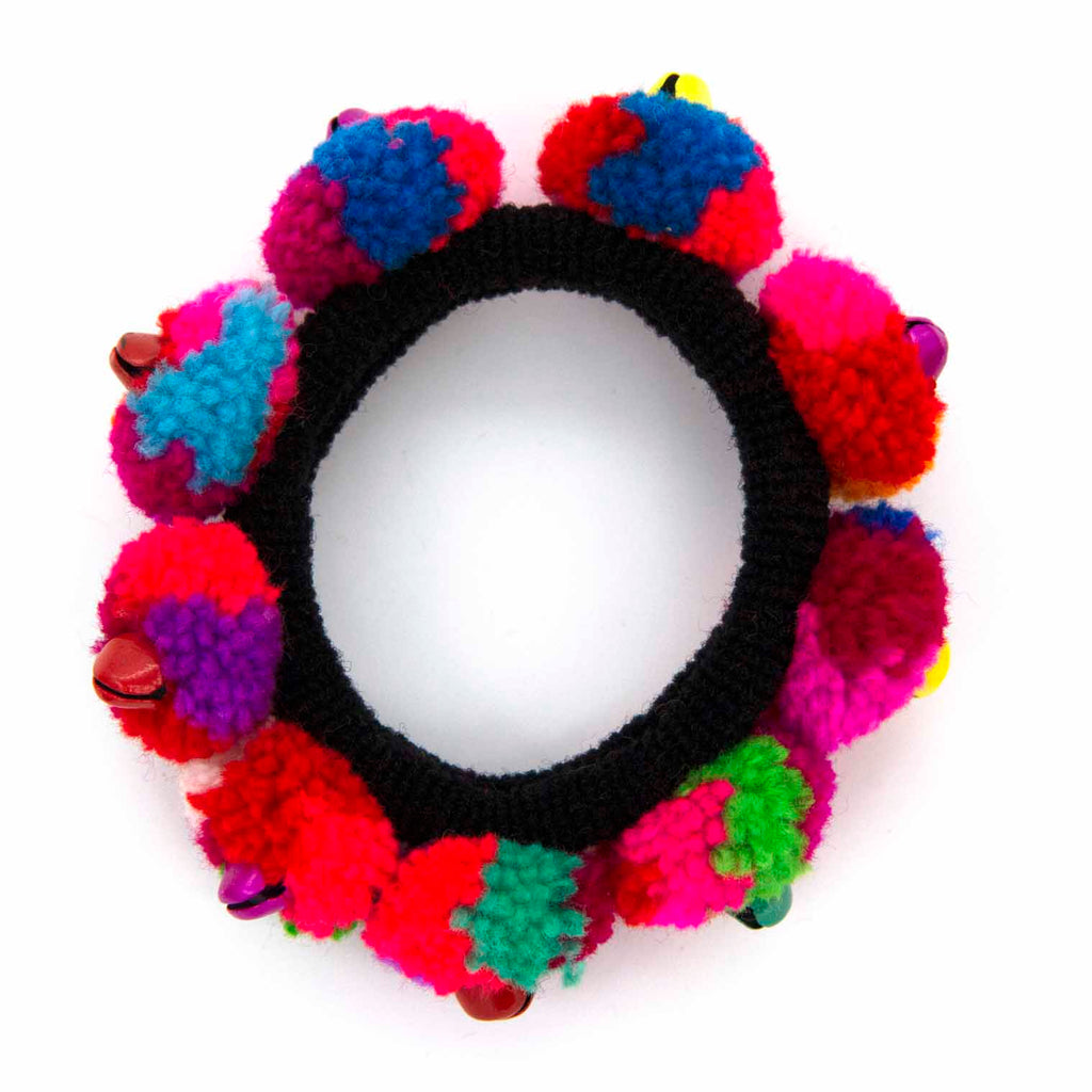 Pom Pom Hill Tribe Scrunchie-Siesta Crafts
