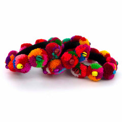 Pom Pom Hill Tribe Scrunchie-Siesta Crafts