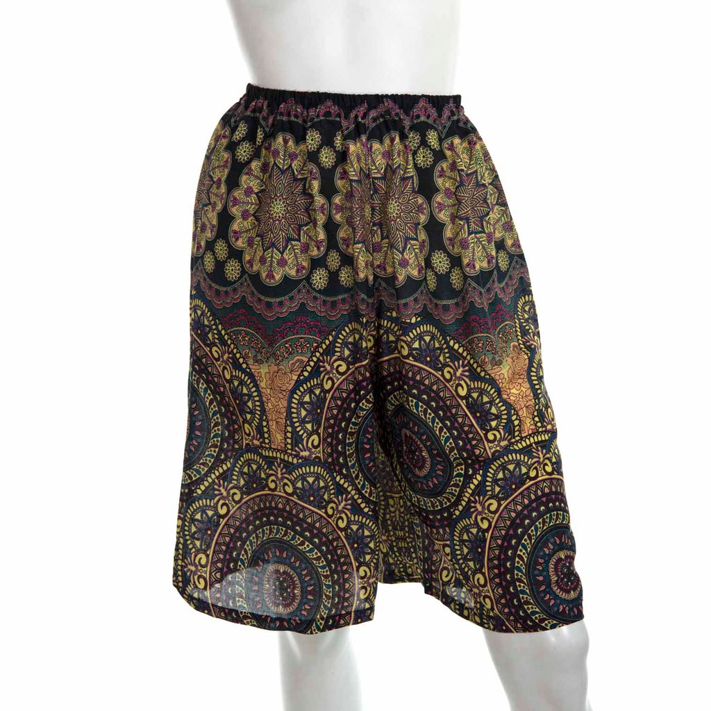 Thai Rose Knee Shorts-Siesta Crafts