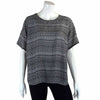 Black and White Scoop Top-Siesta Crafts
