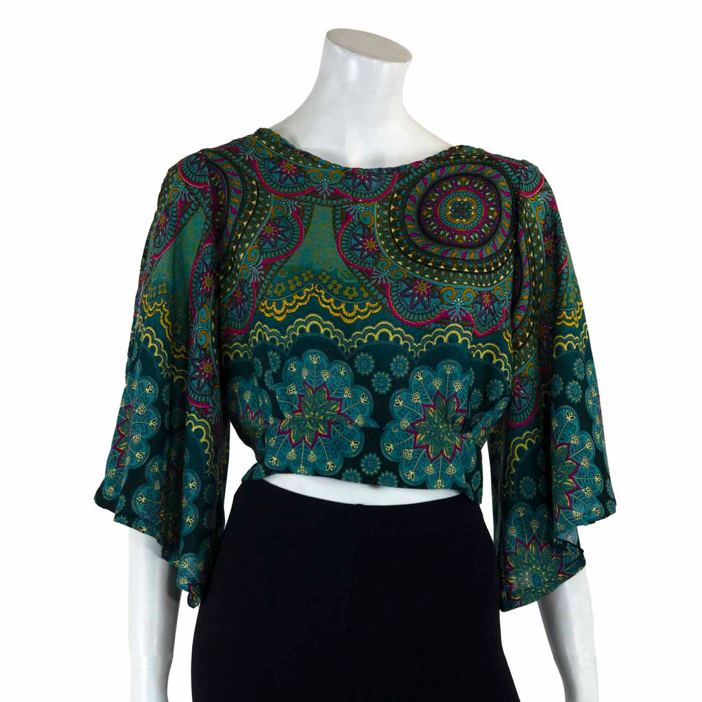 Thai Rose Open Back Top-Siesta Crafts