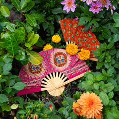 Ten Thai Fans - Elephant-Siesta Crafts