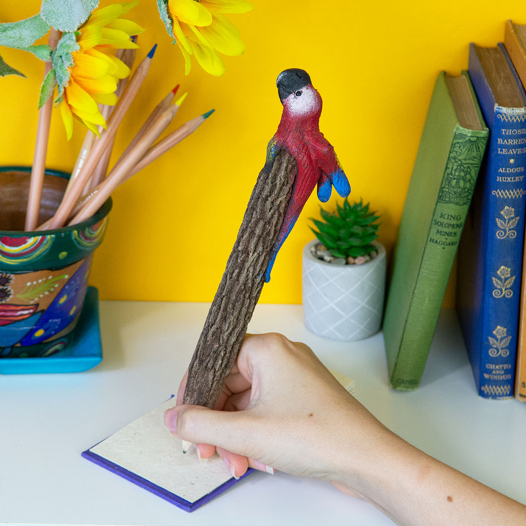 Parrot Sawdust Pencil-Siesta Crafts