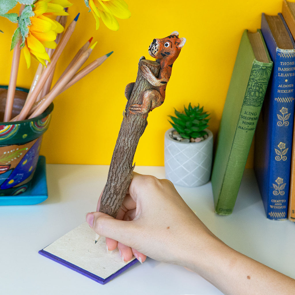 Tiger Sawdust Pencil-Siesta Crafts
