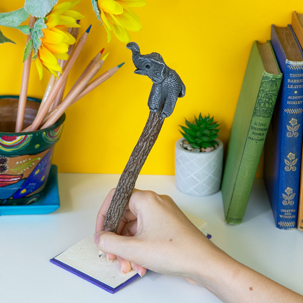 Elephant Sawdust Pencil-Siesta Crafts