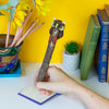 Owl Sawdust Pencil-Siesta Crafts
