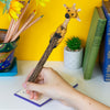 Giraffe Sawdust Pencil-Siesta Crafts