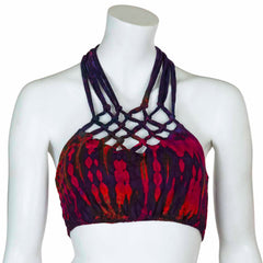 Knotted Jersey Tie Dye Triangle Top-Siesta Crafts