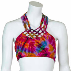 Knotted Jersey Tie Dye Triangle Top-Siesta Crafts