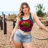Corset Back Jersey Tie Dye Top-Siesta Crafts