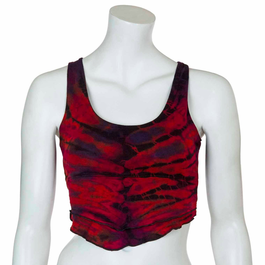 Corset Back Jersey Tie Dye Top-Siesta Crafts