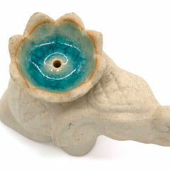 Kneeling Elephant Incense Holder-Siesta Crafts