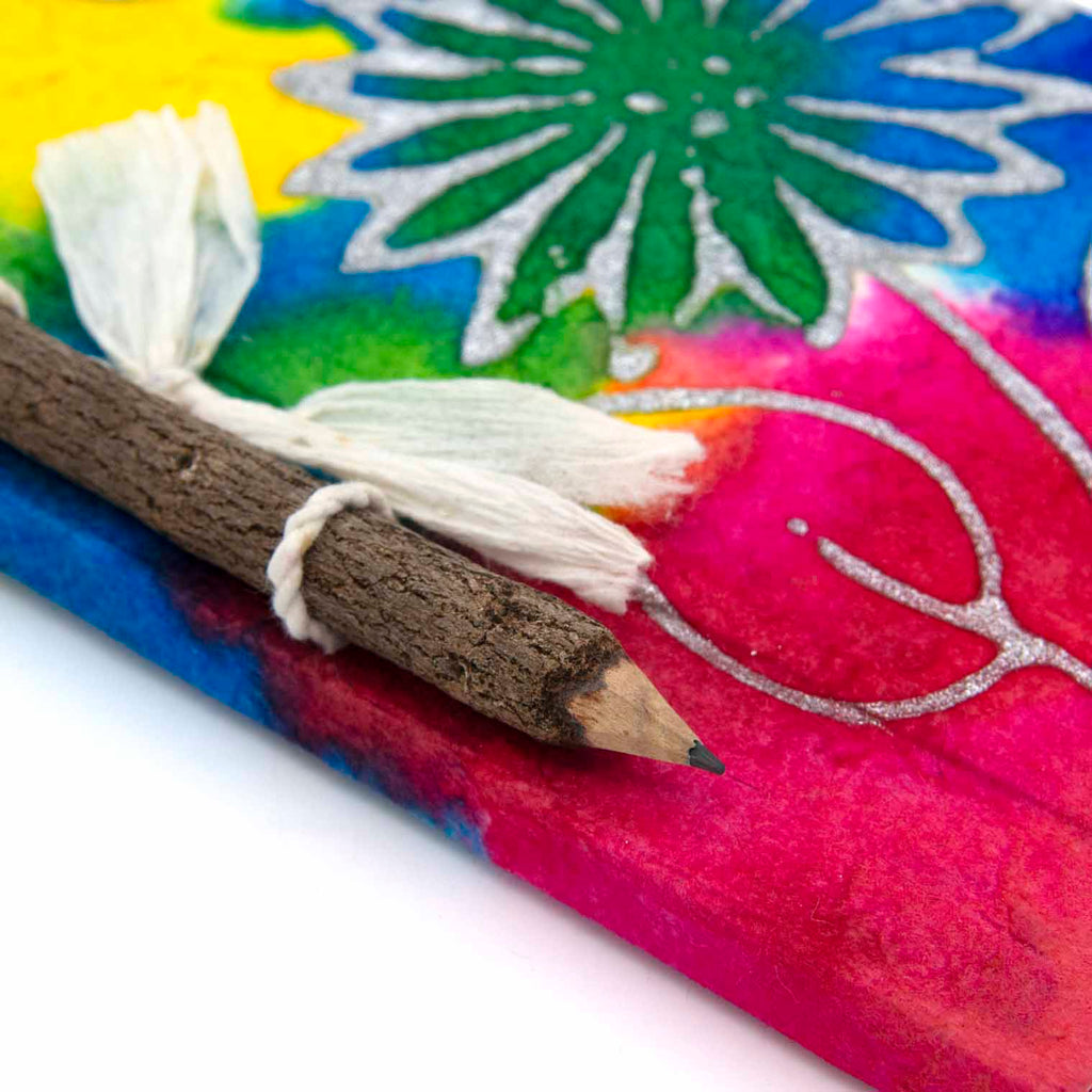Tie Dye Saa Paper Notebook Large-Siesta Crafts