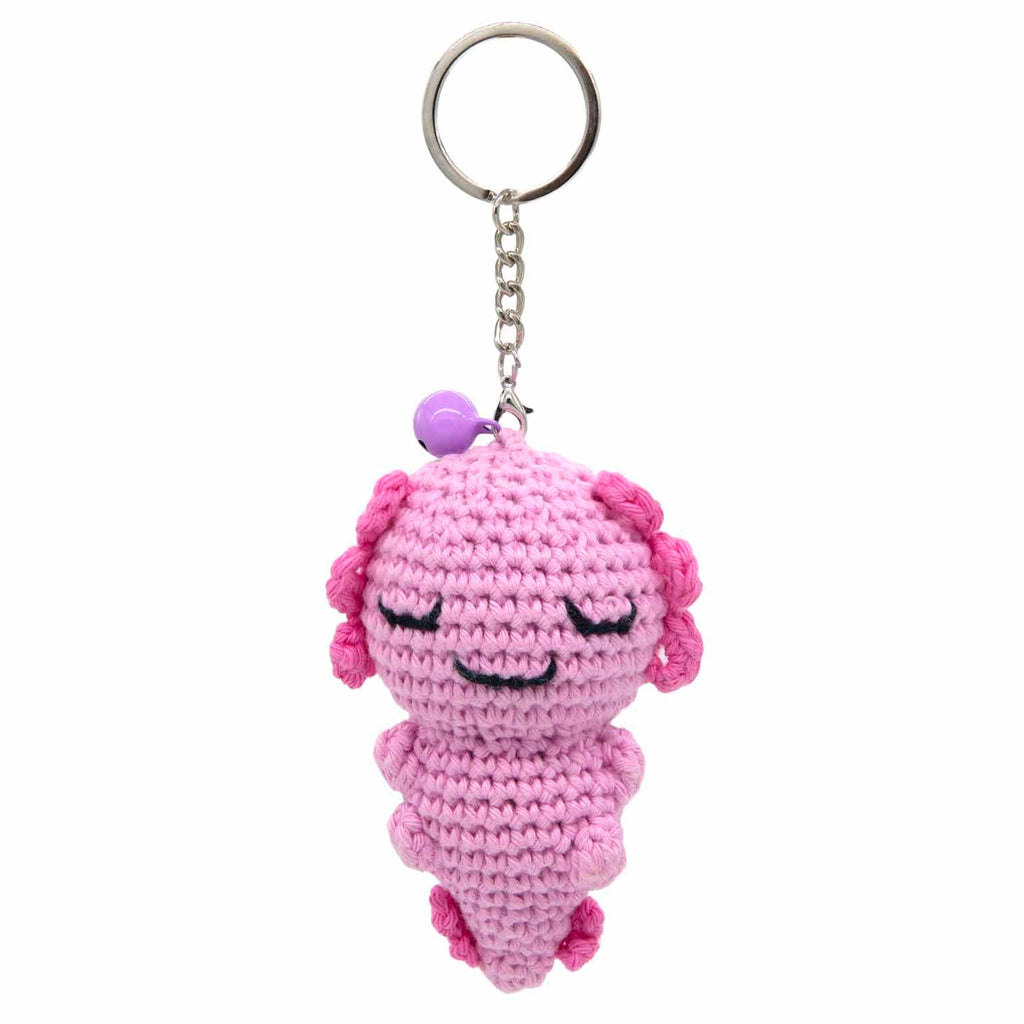 Axolotl Crochet Keyring-Siesta Crafts