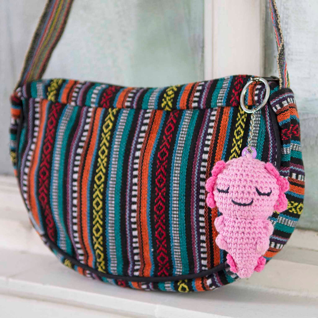 Axolotl Crochet Keyring-Siesta Crafts