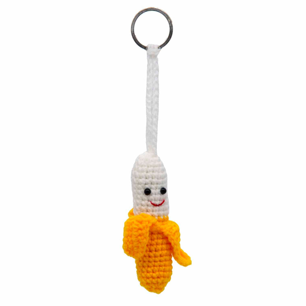 Banana Crochet Keyring-Siesta Crafts