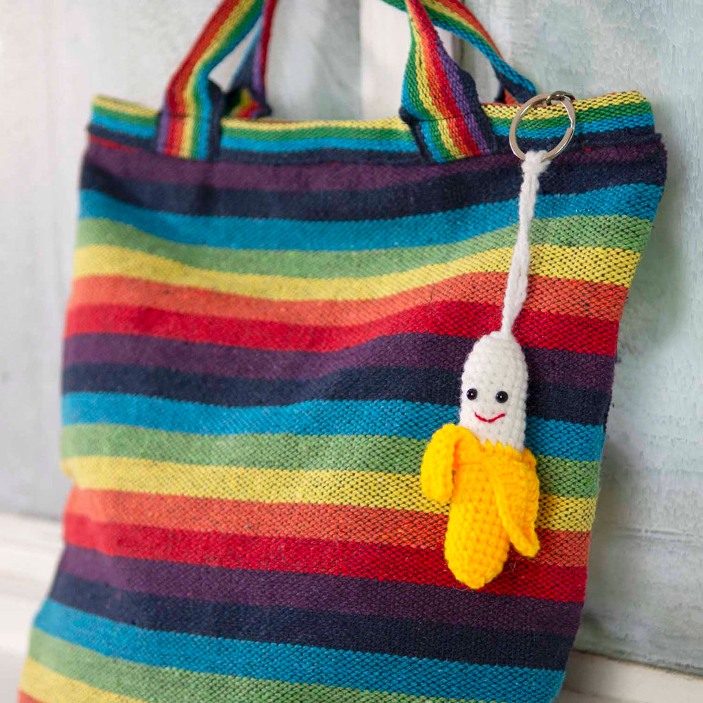 Banana Crochet Keyring-Siesta Crafts