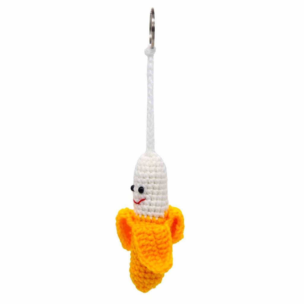 Banana Crochet Keyring-Siesta Crafts