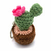 Cactus Crochet Keyring - Small-Siesta Crafts