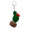 Cactus Crochet Keyring - Small-Siesta Crafts