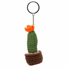 Cactus Crochet Keyring - Large-Siesta Crafts
