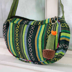 Cactus Crochet Keyring - Large-Siesta Crafts