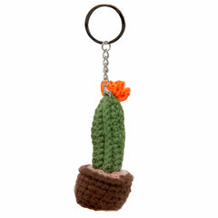 Cactus Crochet Keyring - Large-Siesta Crafts