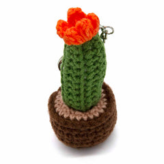 Cactus Crochet Keyring - Large-Siesta Crafts
