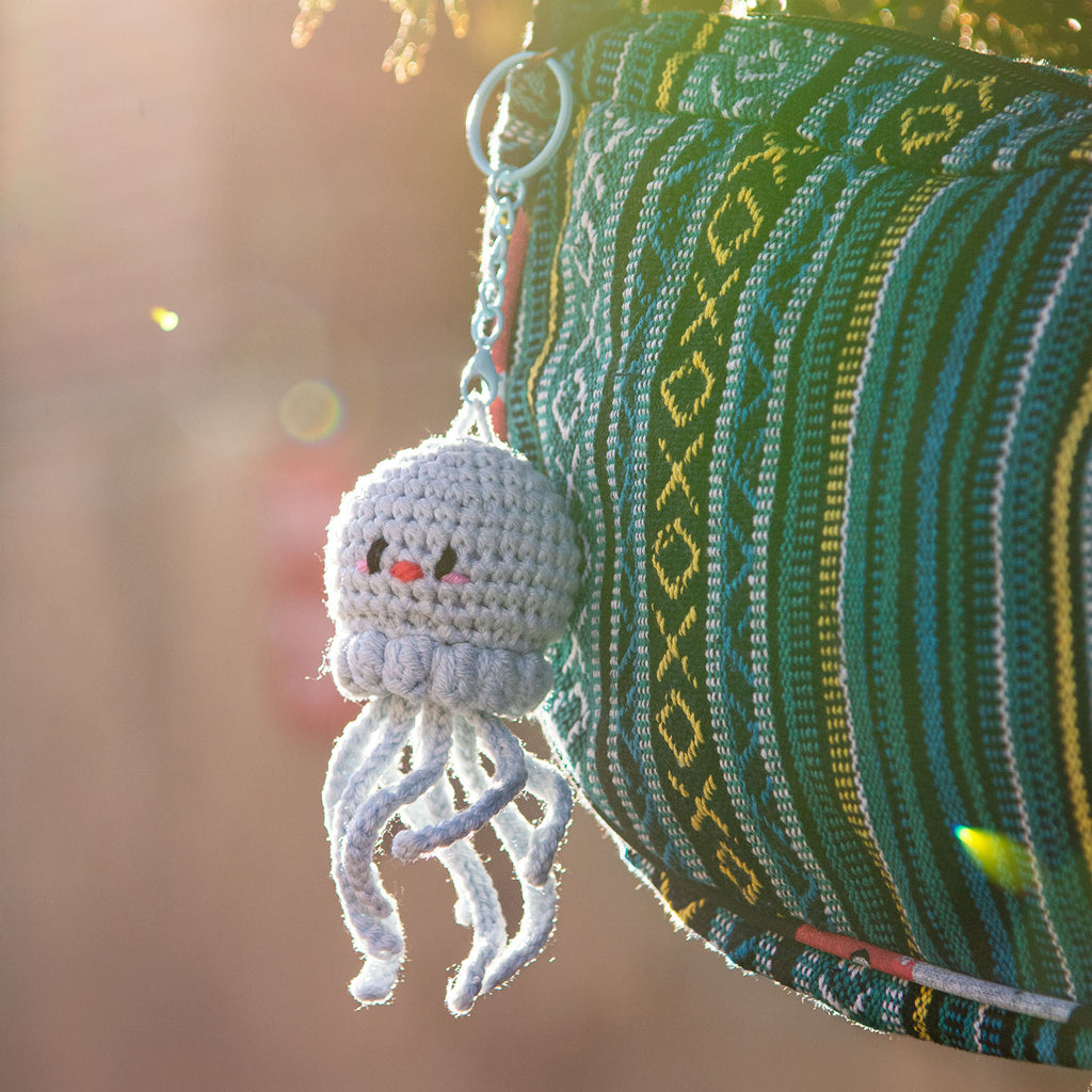 Jellyfish Crochet Keyring-Siesta Crafts