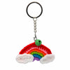 Rainbow Crochet Keyring-Siesta Crafts