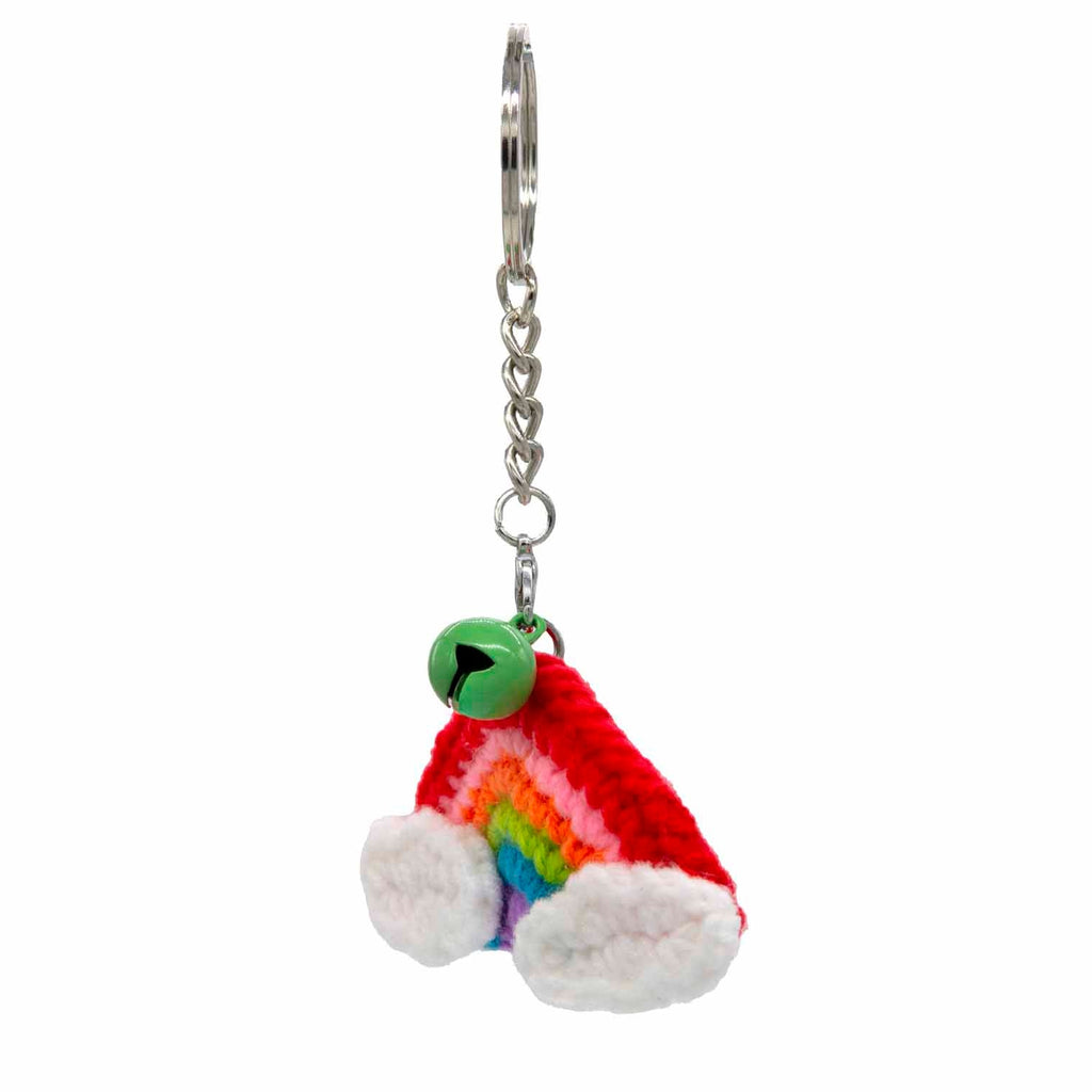 Rainbow Crochet Keyring-Siesta Crafts