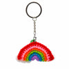 Rainbow Crochet Keyring-Siesta Crafts