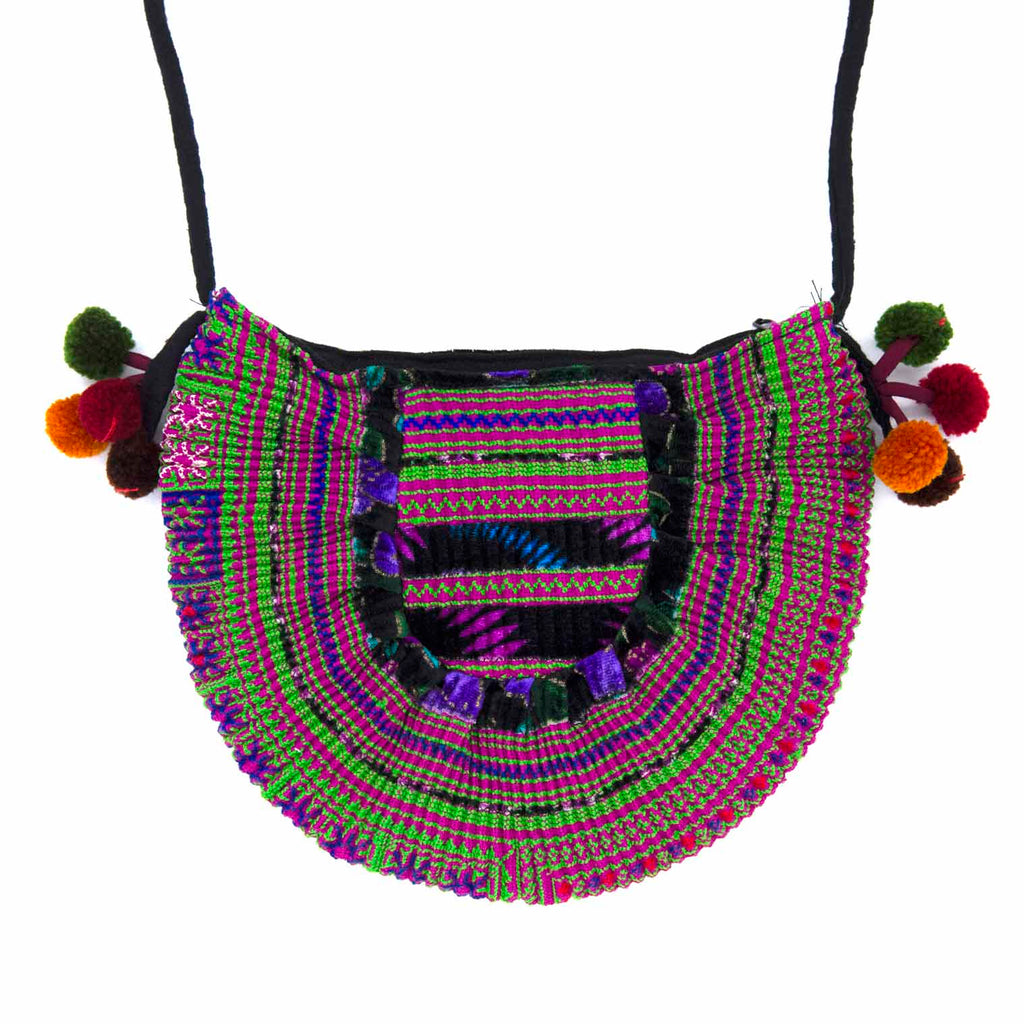 Thai Hill Tribe Crescent Bag-Siesta Crafts