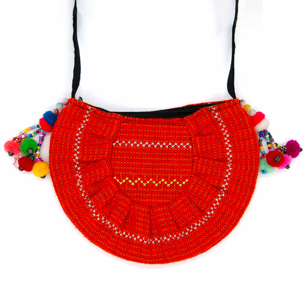 Thai Hill Tribe Crescent Bag-Siesta Crafts