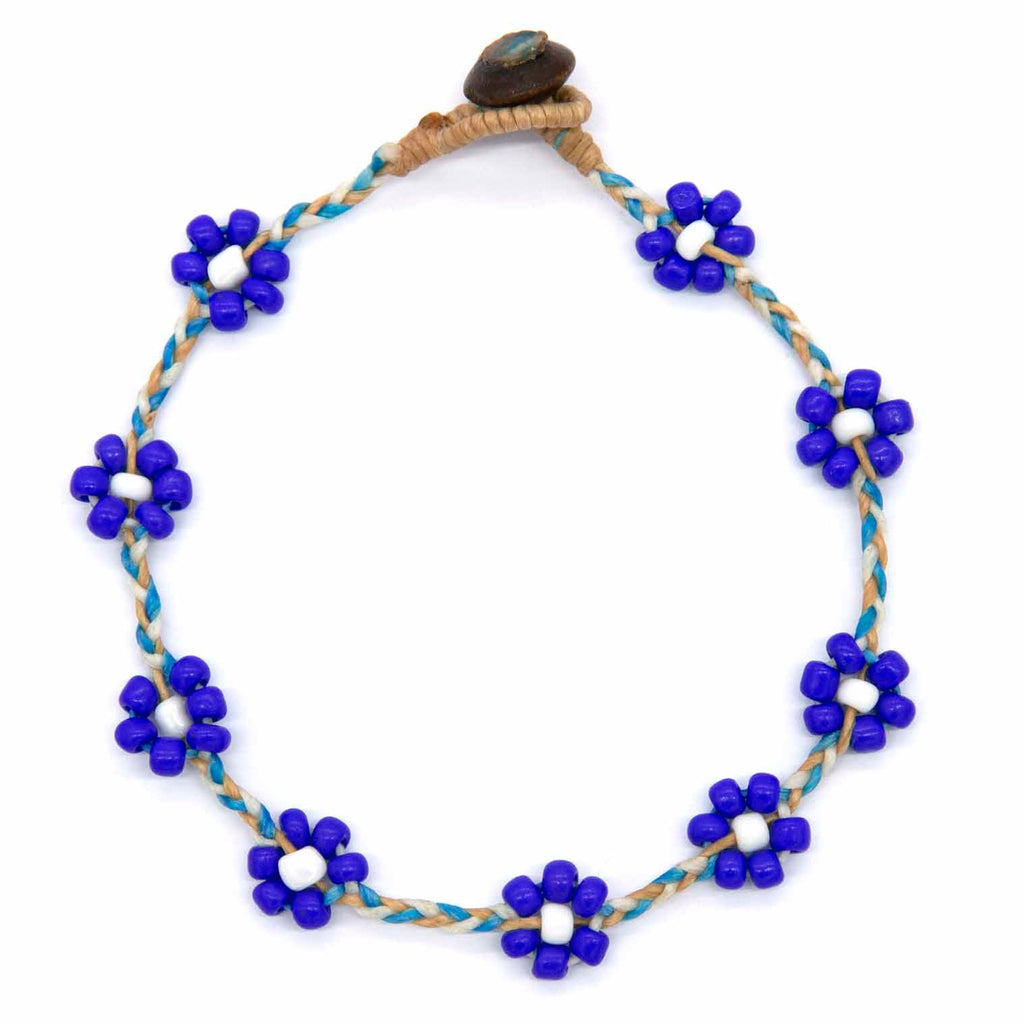 Flower Bead Anklet-Siesta Crafts